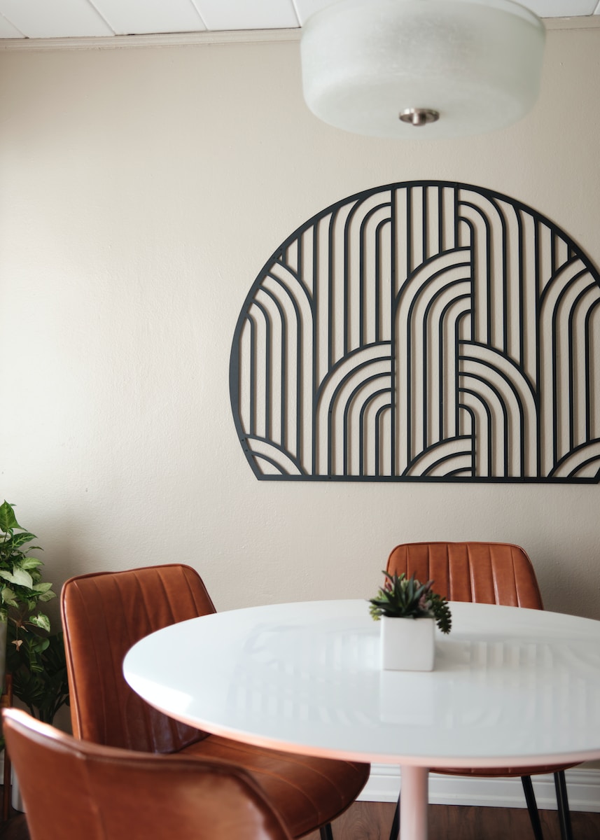 a dining room table